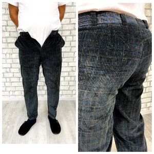 Pantalones de hombre Pantalones de pana para hombre M pantalones grises pantalones de pana plisados pantalones chinos pantalones retro pantalones de hombre pantalones de golf pantalones disco pantalones de trabajo pantalón