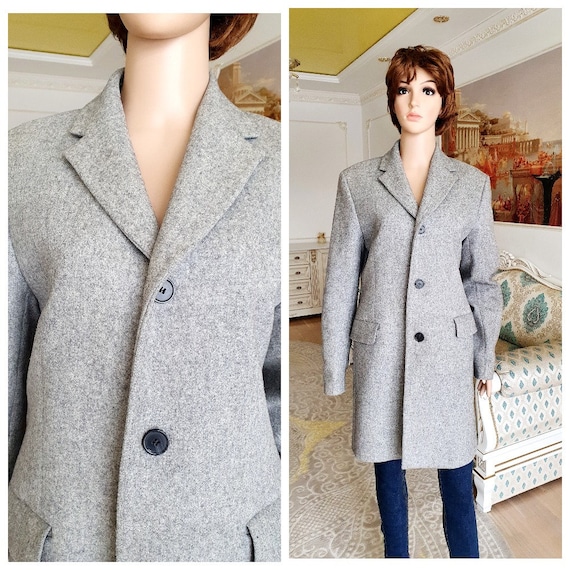 wool coats for women coat Vintage wool coat winte… - image 1