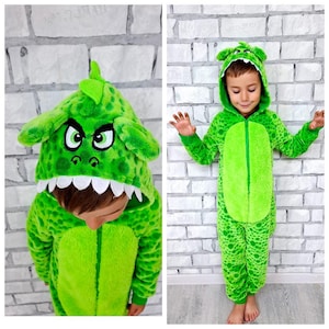 6 kids Cosplay dinosaur costume kids halloween costume kids dinosaur Jumpsuit Romper animal