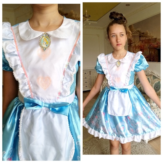 Girl Dress Alice in Wonderland Dress Wonderland Costume Alice Cosplay Blue Dress Fancy Dress Halloween Clothing Halloween Costume Alice Dres Etsy