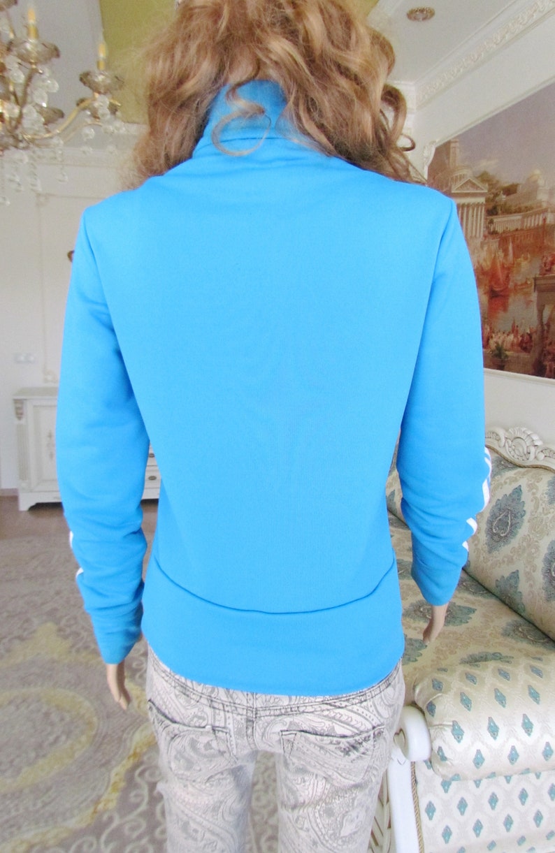 womens blue adidas sweatshirt