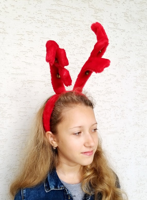 Christmas Gift winter accessory Deer antler headba