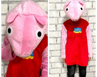 3T enfants Cosplay Peppa Pig costume Halloween costume animal costume combinaison barboteuse animal grenouillère