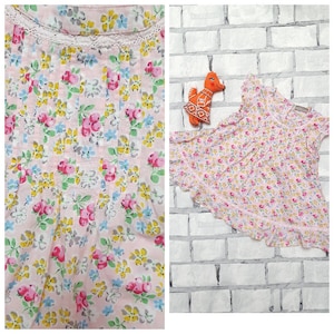 9-12 month Floral dress pink toddler dress girl dress Kid dress child dress birthday party dress baby dress Princess dress berry print dress