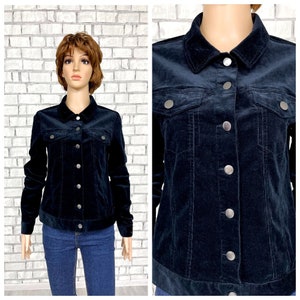 schwarze Cord Jacke S schwarze Jacke Ernte Cord Jacke Everyday Jacke Gothic Jacke Gothic Geschenk Gothic schwarz Blazer Vintage Gothic Jacke