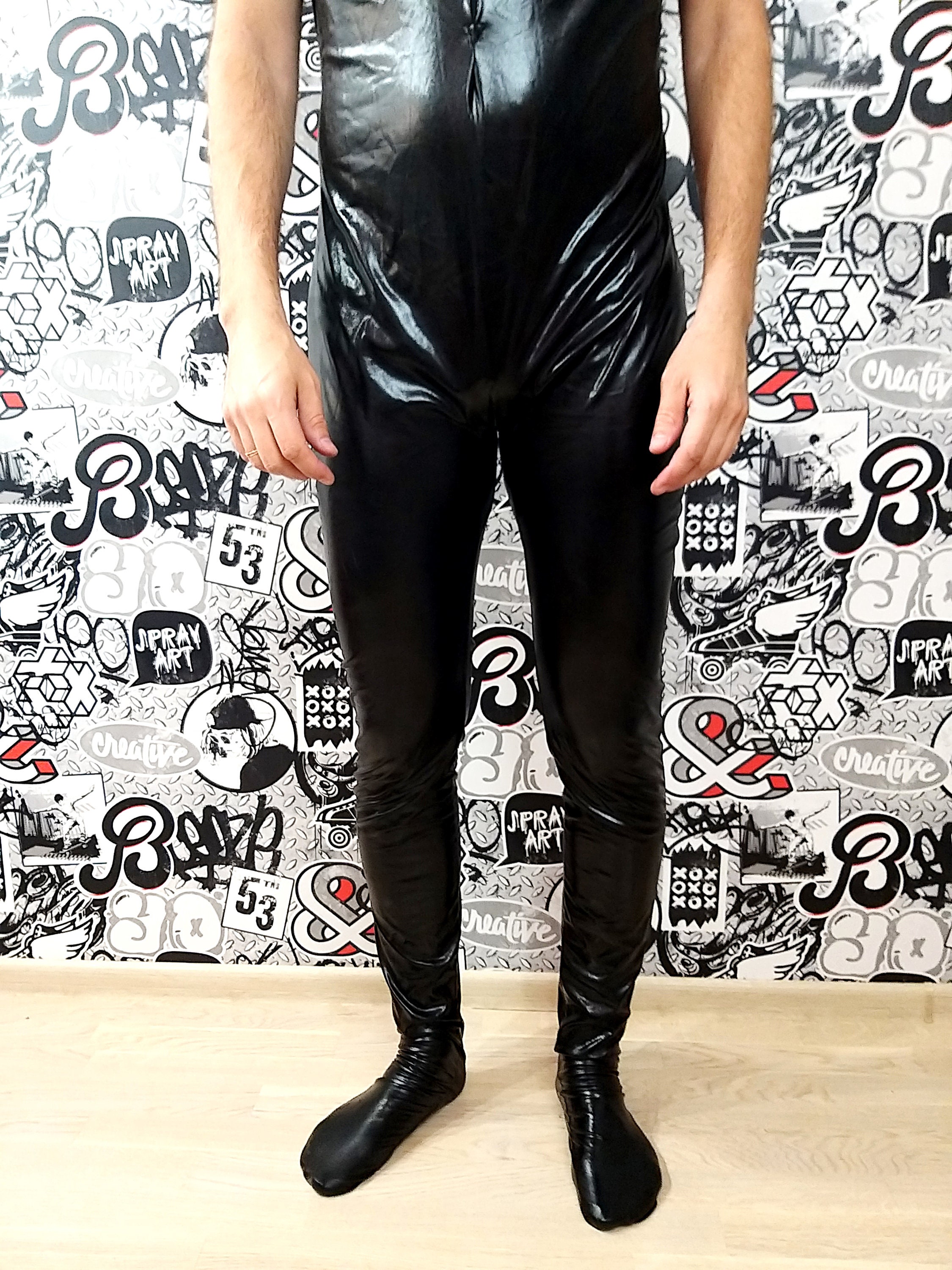 spandex overalls