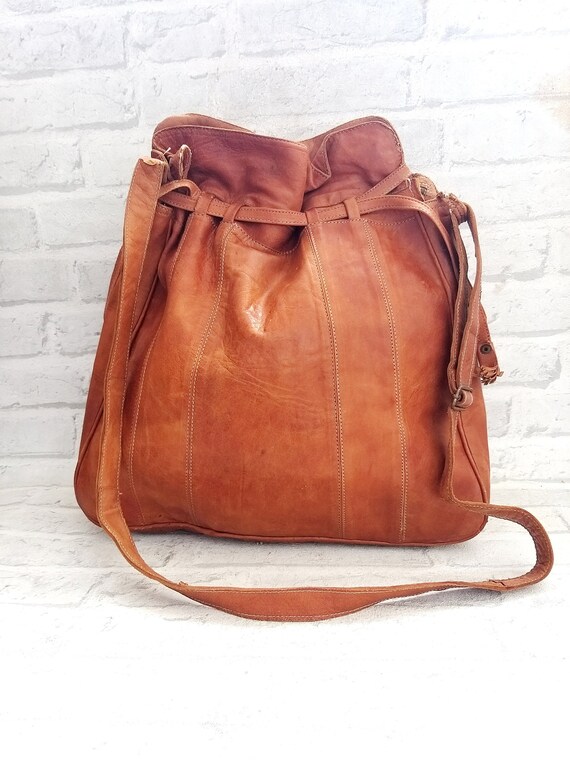 Bucket Bag genuine leather tote bag tote leather b