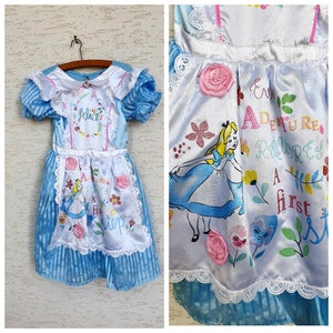 alice cosplay girl dress alice in wonderland dress Wonderland Costume blue dress fancy dress halloween Clothing halloween costume alice dres