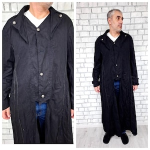 black  Captain Pirate Jacket 2XL Conductor Blazer tailcoat vampire Men jacket Renaissance Medieval Jacket Steampunk jacket Victorian jacket