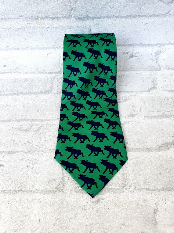 wedding tie Green tie groom tie animal tie animal… - image 4