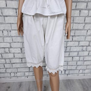 womens bloomers M Victorian bloomers Antique bloomers Edwardian bloomers Beige Cotton Bloomers pantaloons lolita style Renaissance pettipant