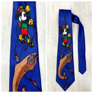 Walt Disney print collectible tie novelty tie  cartoon tie Unlimited Necktie Statement Tie Disney tie  Disney Necktie Mickey Mouse tie