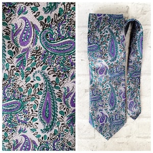 cravate paisley Accessoires pour hommes Cravates Hommes Mariage Cravate cravate garçons d’honneur cadeau paisley imprimé cravate cravate vintage cravate florale