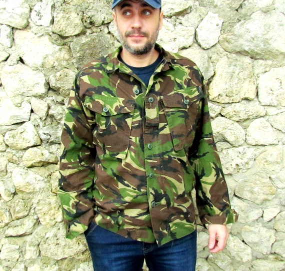 Heren Camo jas leger jas heren militaire jas camouflage Etsy Nederland