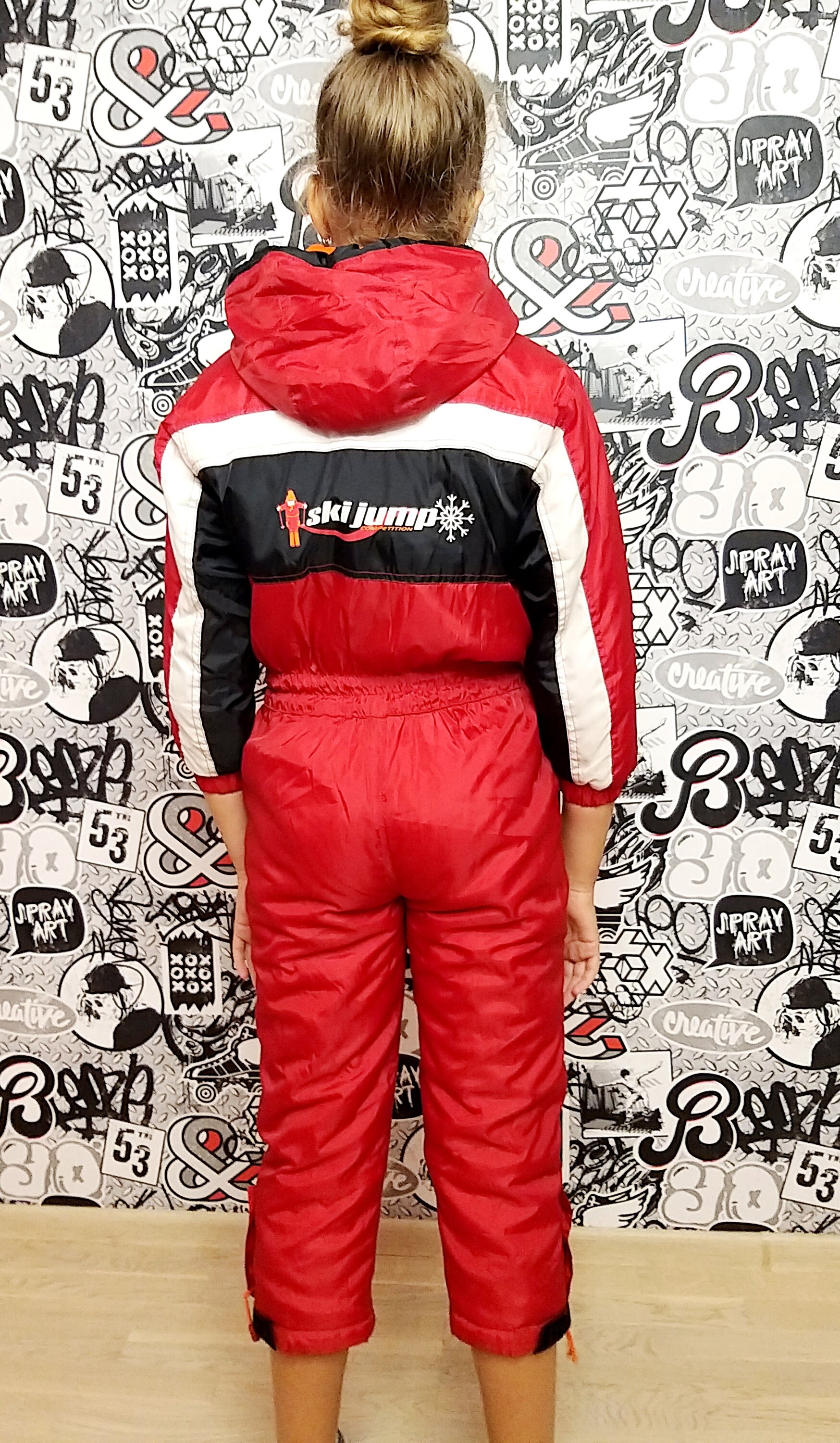 Girl Ski Suit 90s Ski Suit RED Ski Suit Kids Ski Suit Mountain Etsy