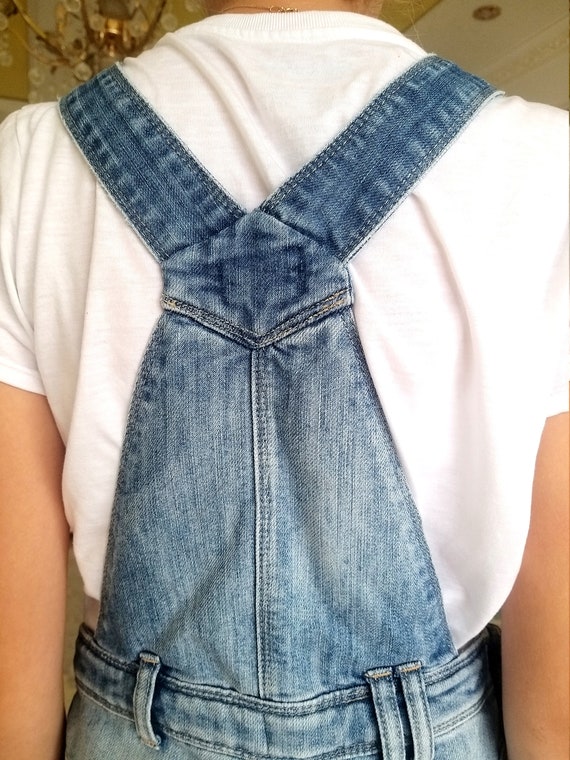 girls Denim dress apron dress girls skirt Denim s… - image 7