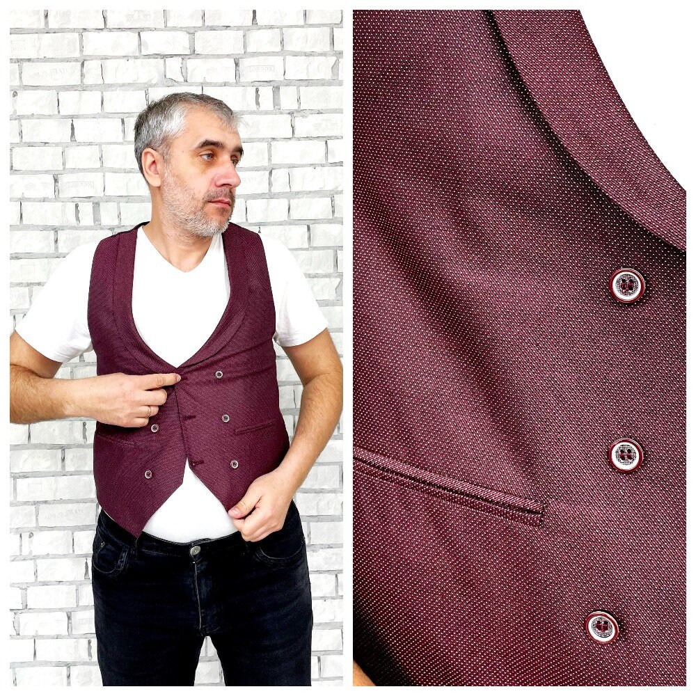 Polka Dot Vest - Etsy