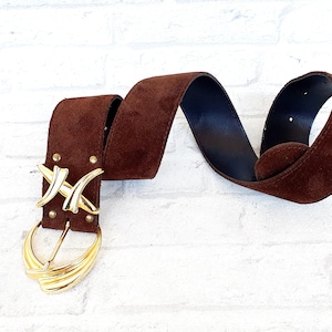 Genuine leather accessories Womens Leather Belt Vintage brown leather belt L Womens belt Western Belt cowgirl belt