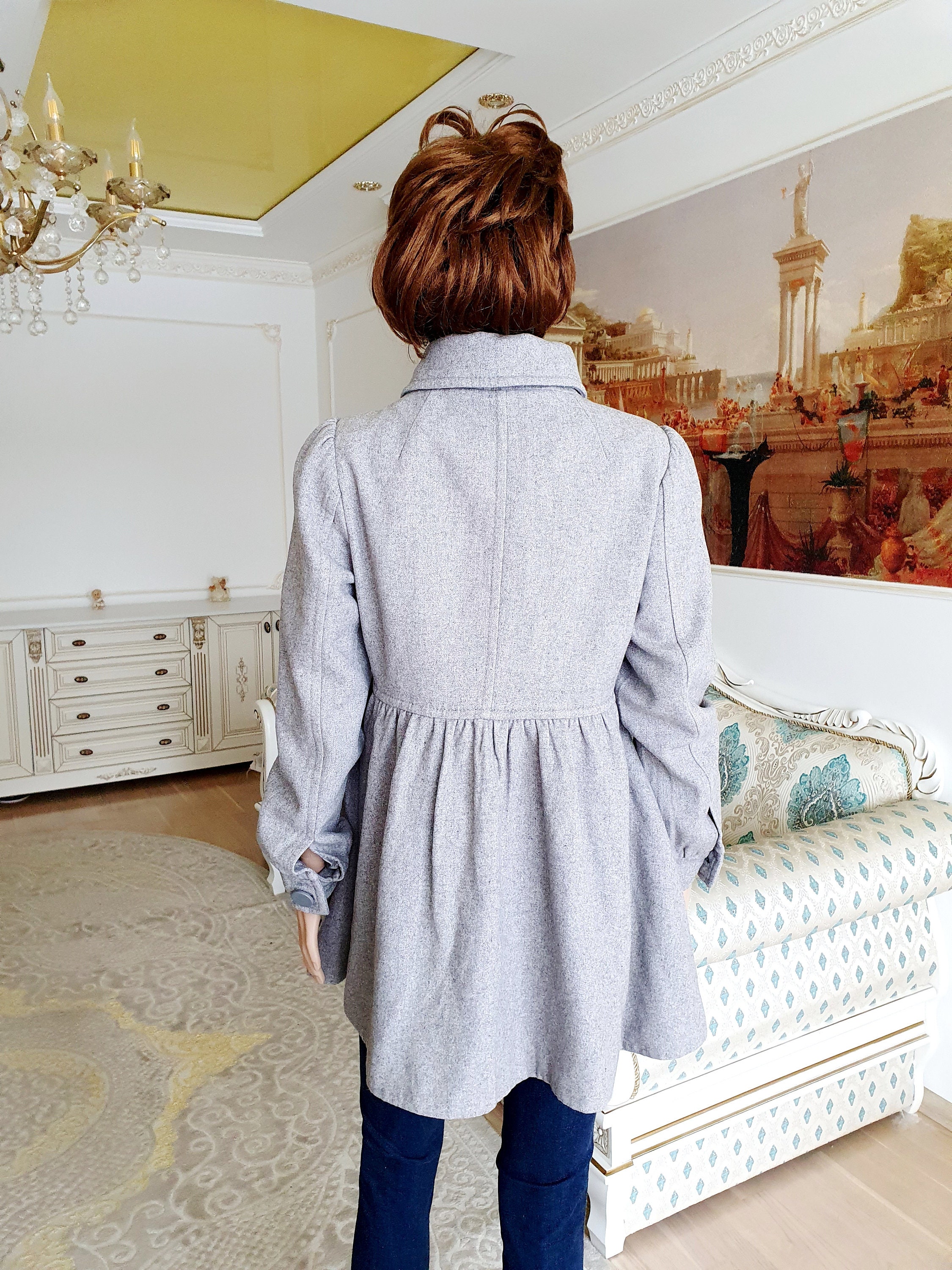 H&M Wool Coats for Women Coat Vintage Wool Coat S Winter Coat Etsy