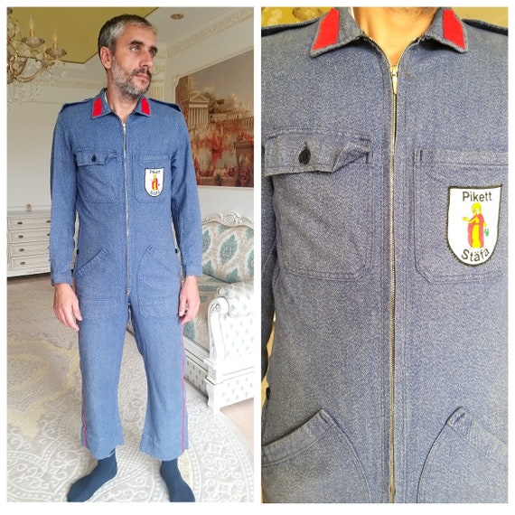vintage mechanics overalls