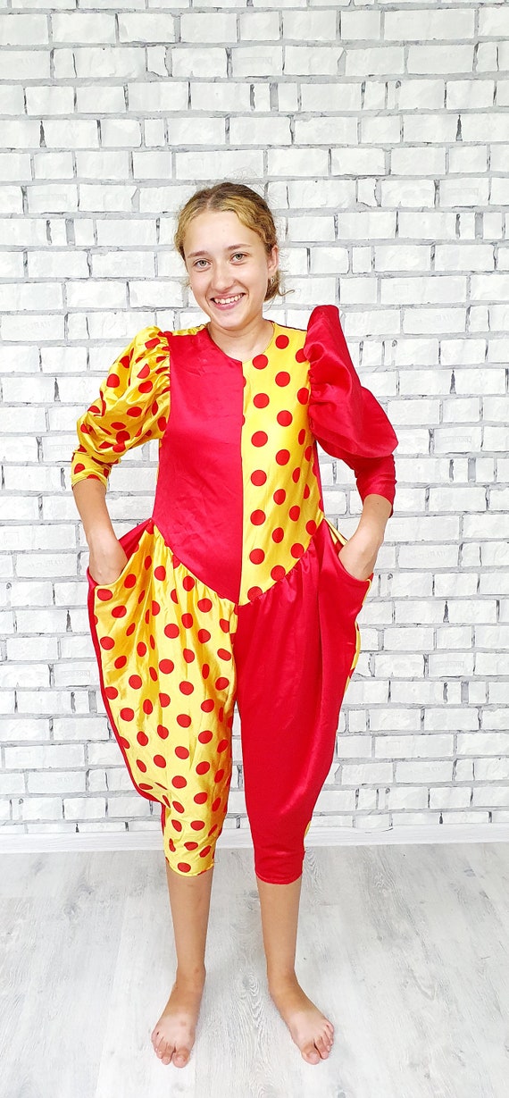 kids clown Costume party clown Clothing halloween… - image 2