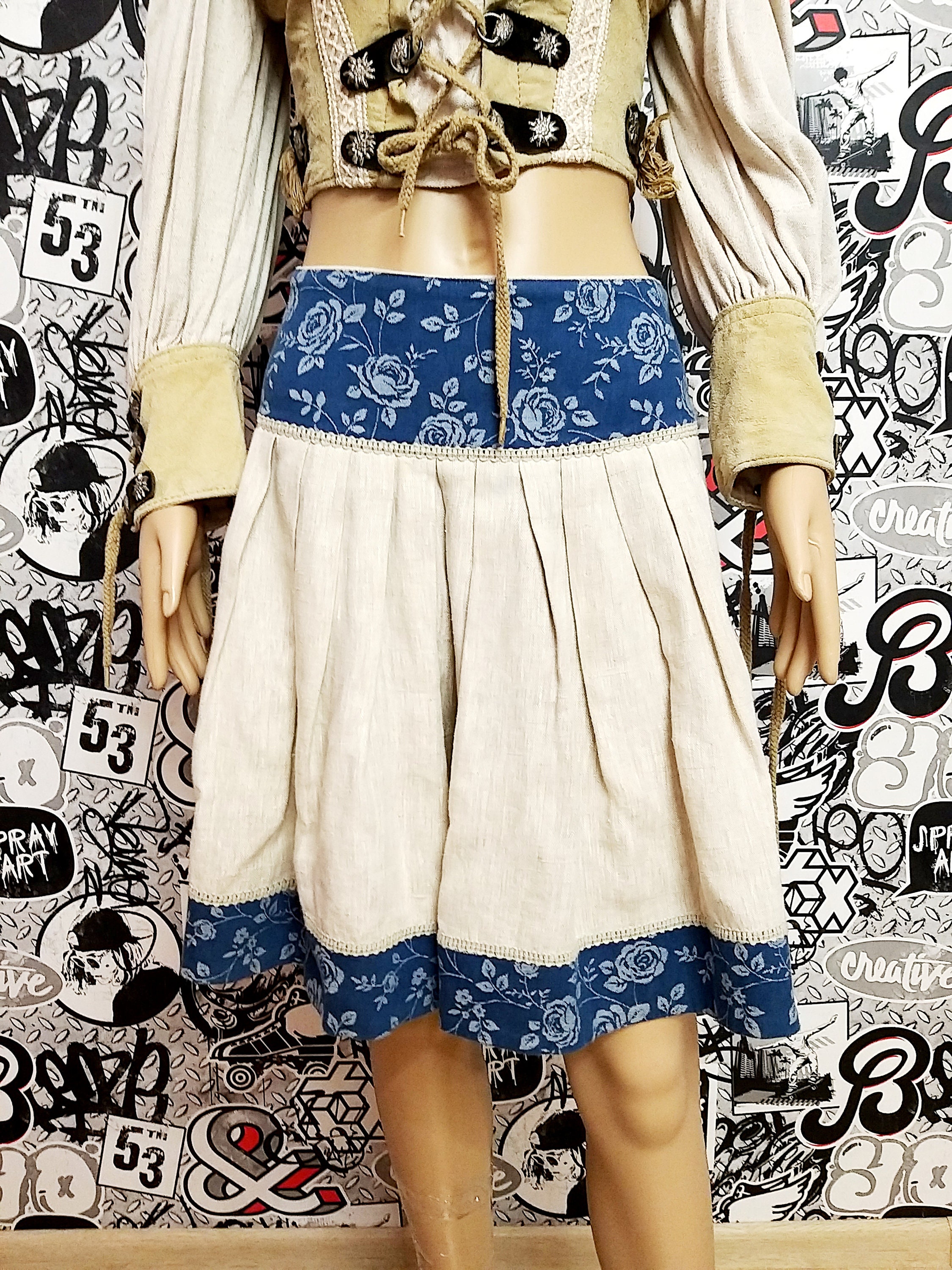 Octoberfest Clothing german dirndl skirt german skirt bavarian Etsy