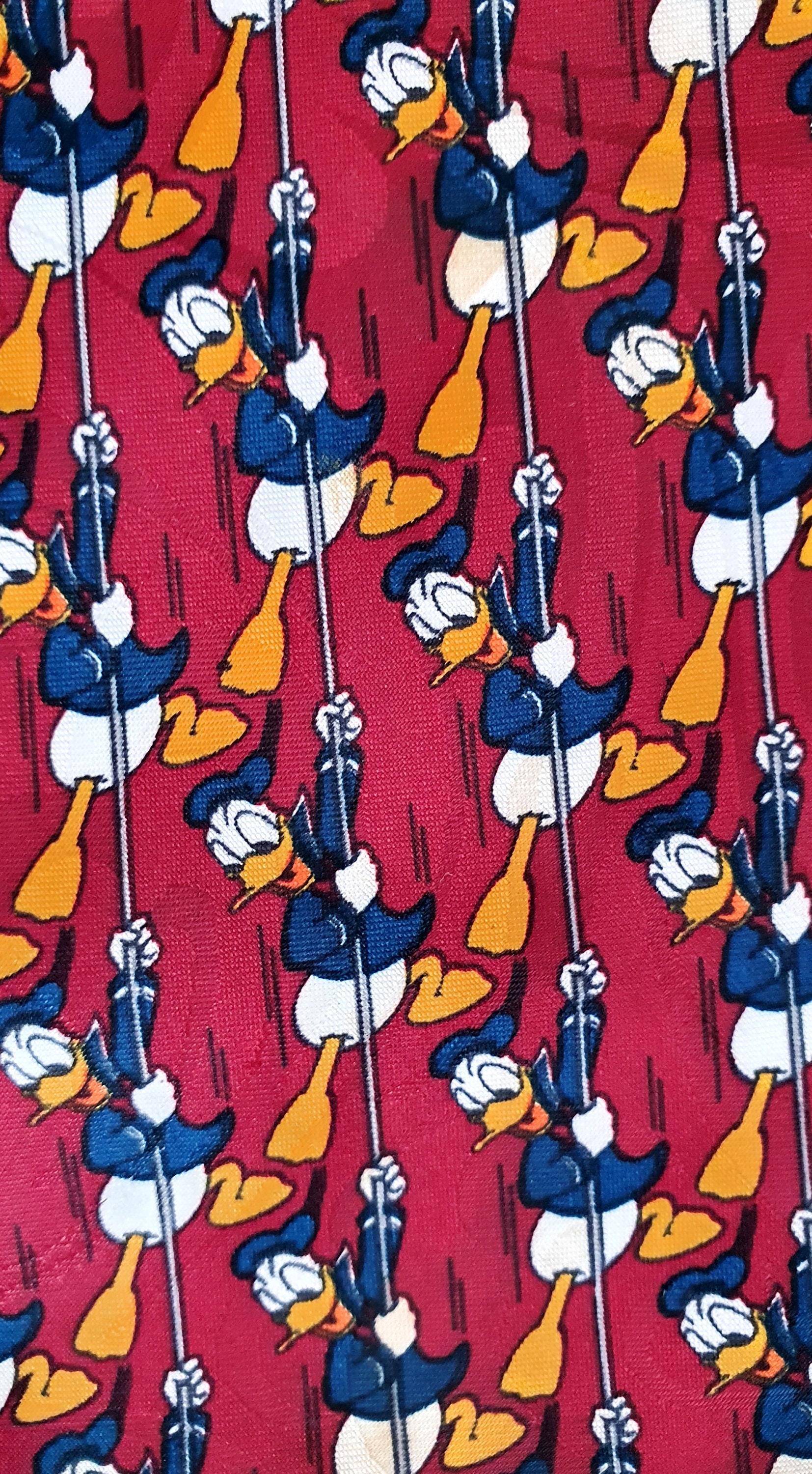 Donald Duck Print Tie Collectible Tie Novelty Tie Holiday Tie - Etsy