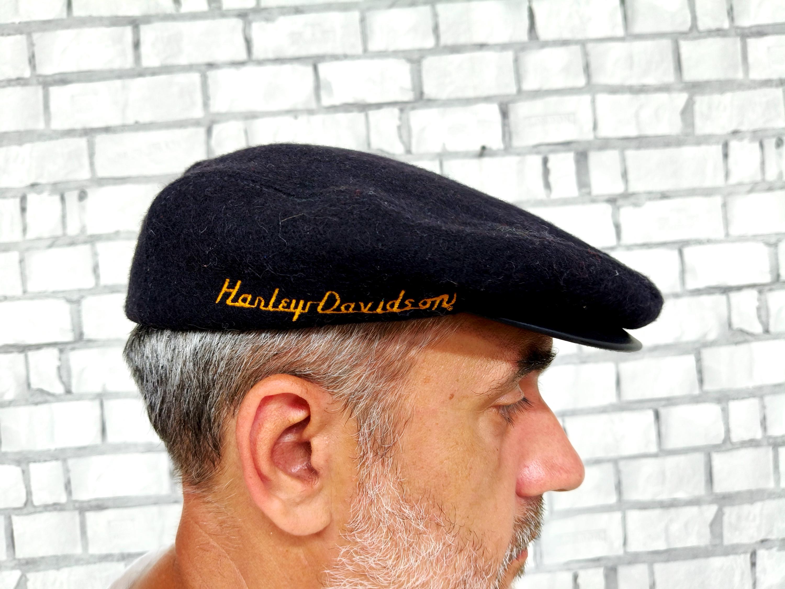 Harley Davidson Cap Wool Flat Cap Motorcycles Cap Driving  display picture 3