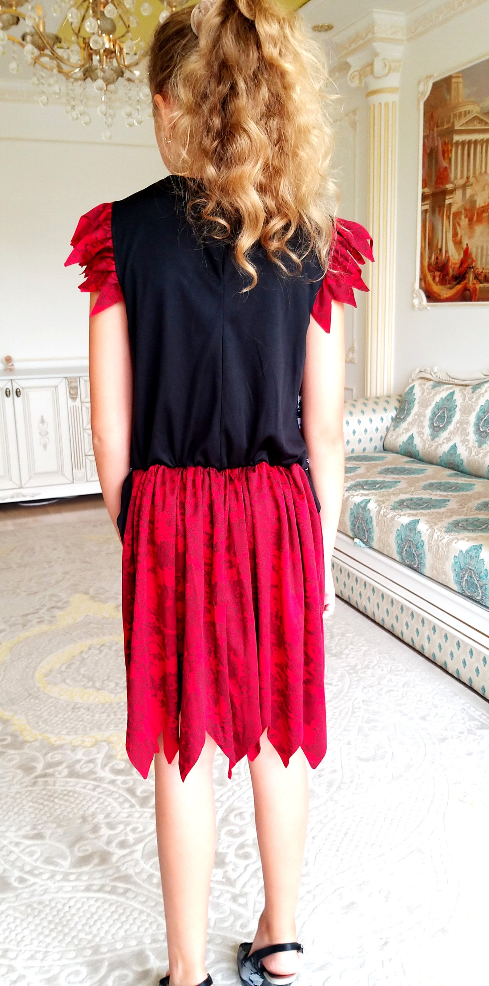 Day of the Dead Dress Zombie Costume Zombie Dress Halloween Etsy