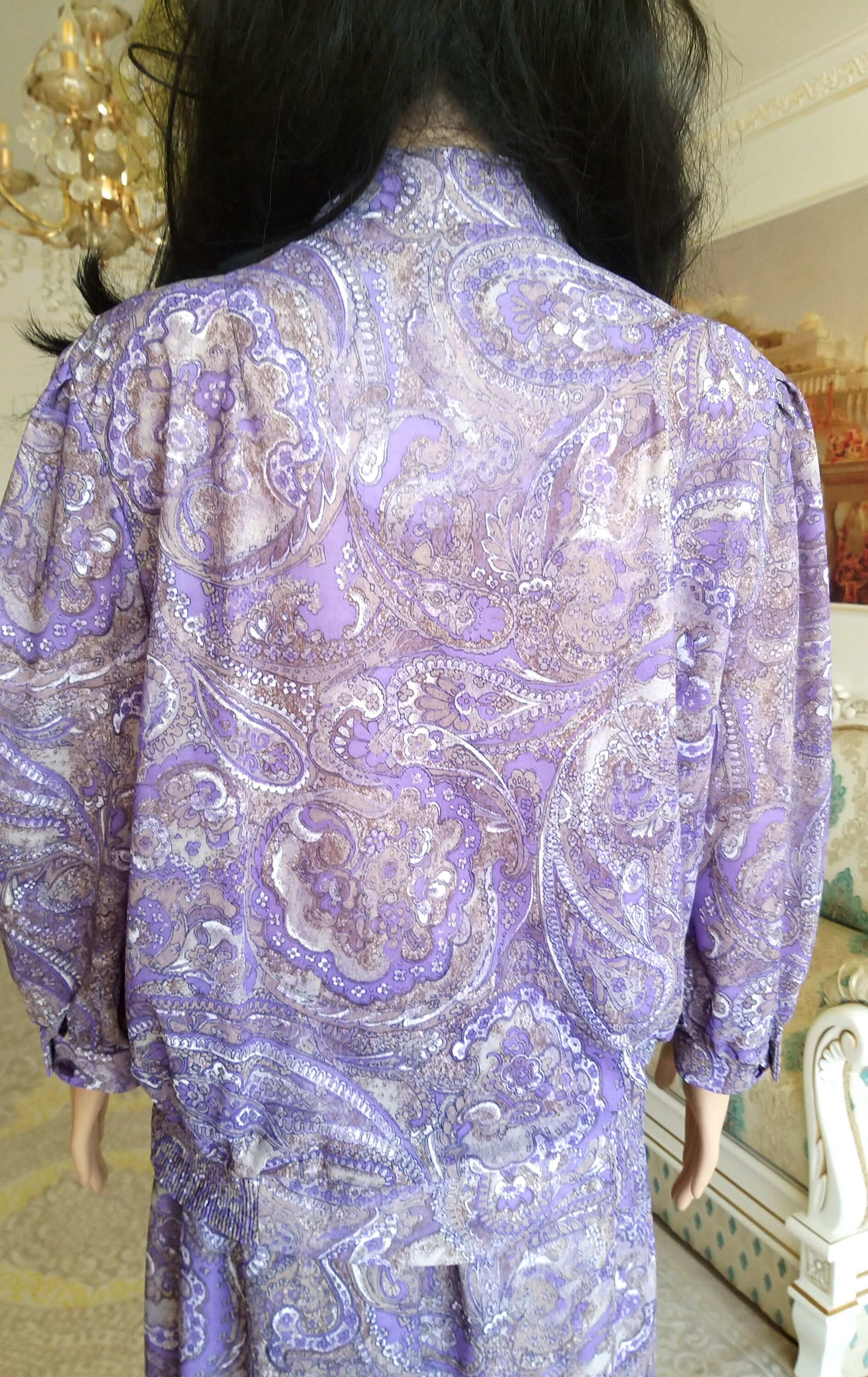 70s Suit Purple Suit Womens Suit Vintage Abstract Print Suit Etsy Canada