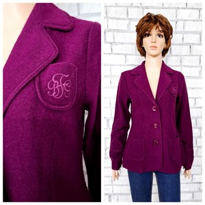 Plum Purple cardigan S Knit sweater Womens sweater womens cardigan Wool sweater knitted sweater winter warm sweater Wool cardigan