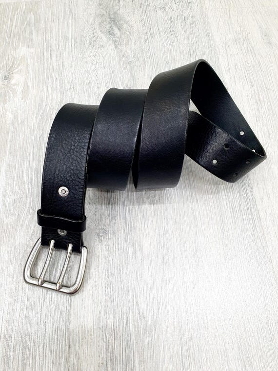 Vintage GAP Belt Vintage GAP Leather Buckle Braided Woven Rope Wide Waist  main image 3
