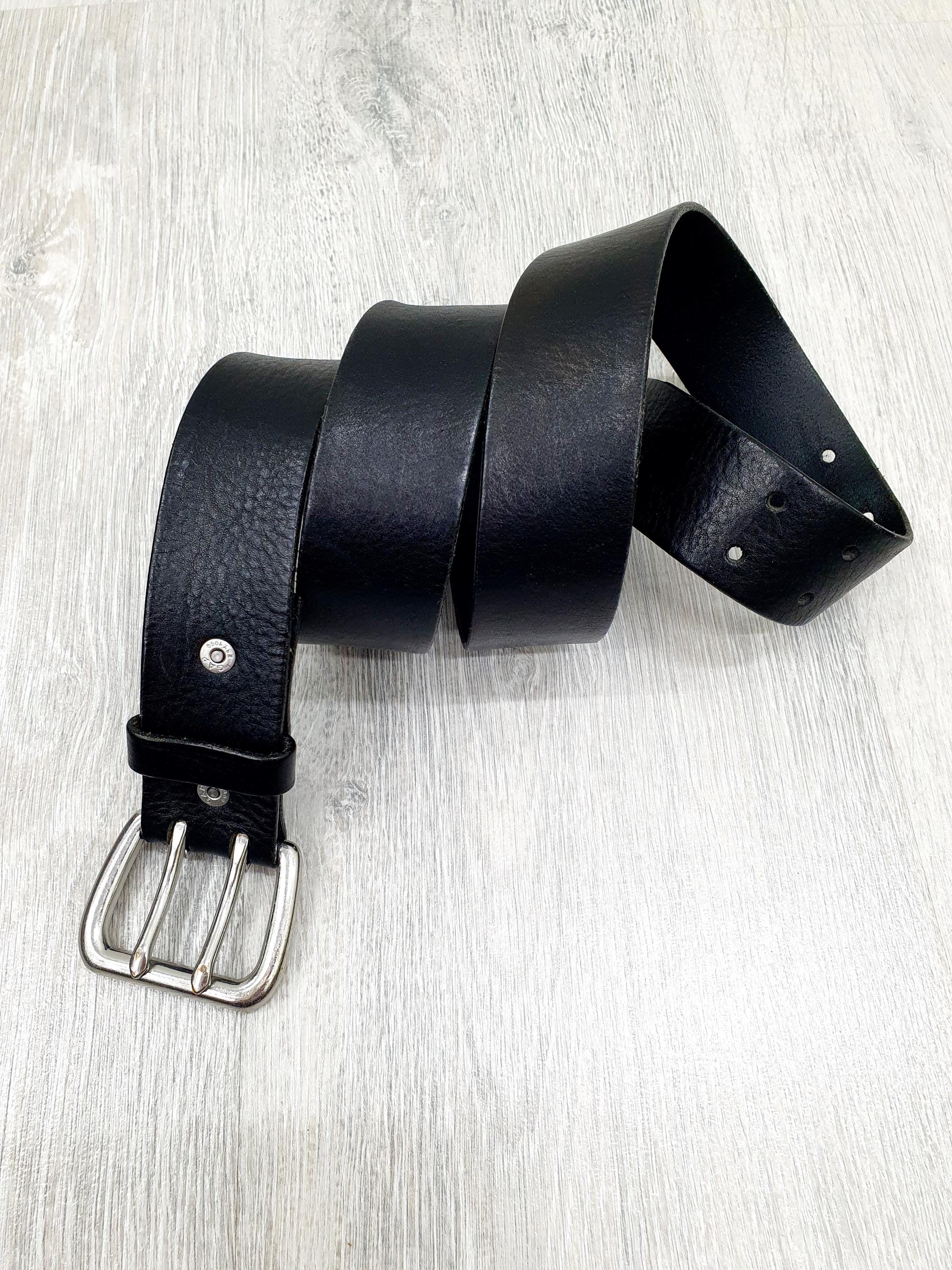 Vintage GAP Country Music leather belt Vintage GAP Genuine Cow Black Leather Belt L Mens Genuine  main image 3