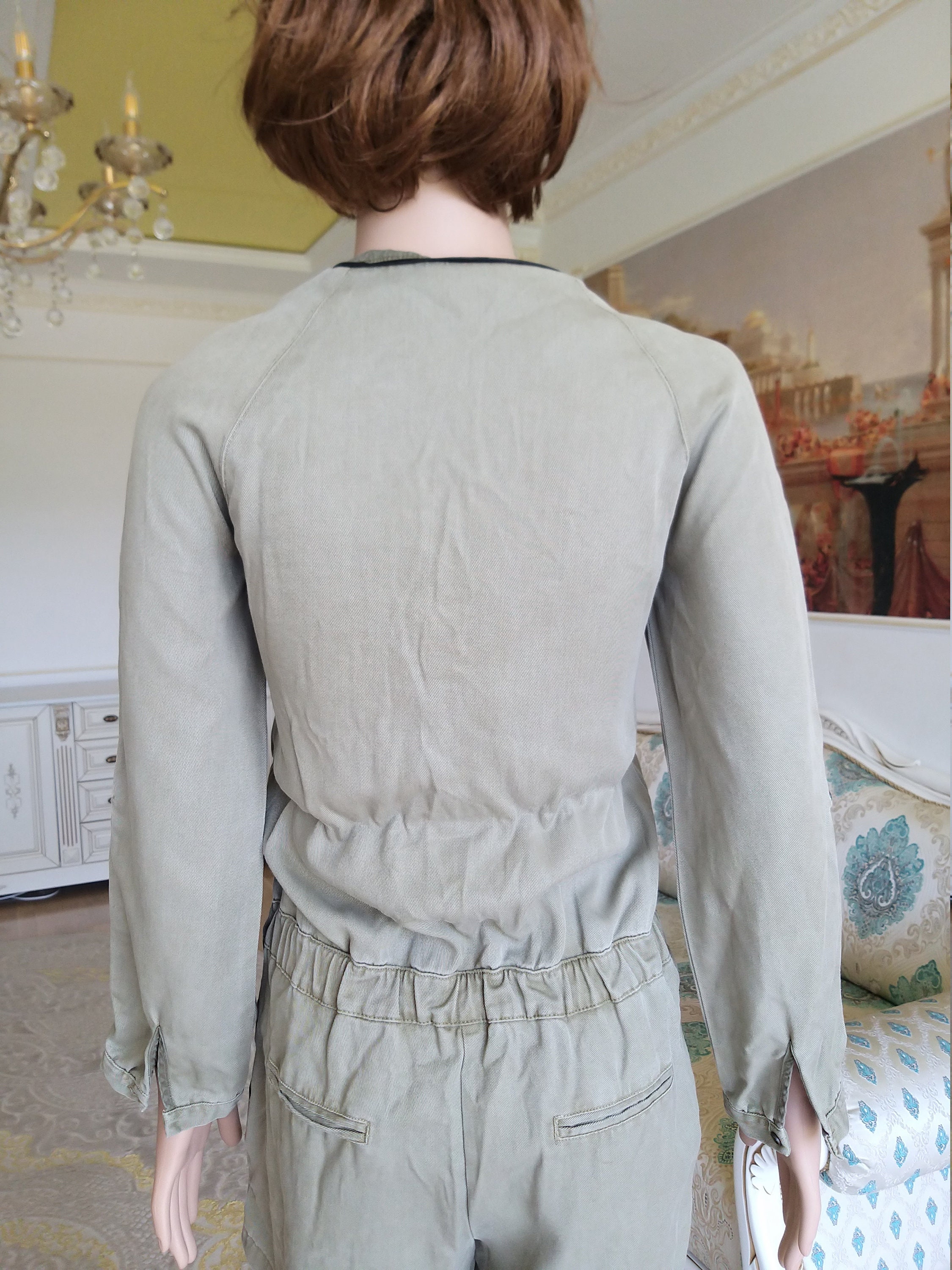 Womens Romber Khaki Romber One Piece Coveralls Women Coveralls Etsy