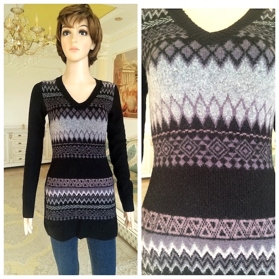 womens sweater Abstract sweater v sweater mohair s