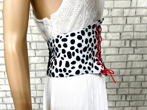 Ceinture Corset Rétro HOTSO Dentelle Élastique Pour Robe De