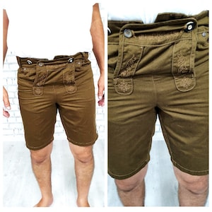 Oktoberfest Clothing Oktoberfest Costume Lederhosen M men&#39;s Lederhosen Bavarian shorts German costume trachten Oktoberfest Trousers