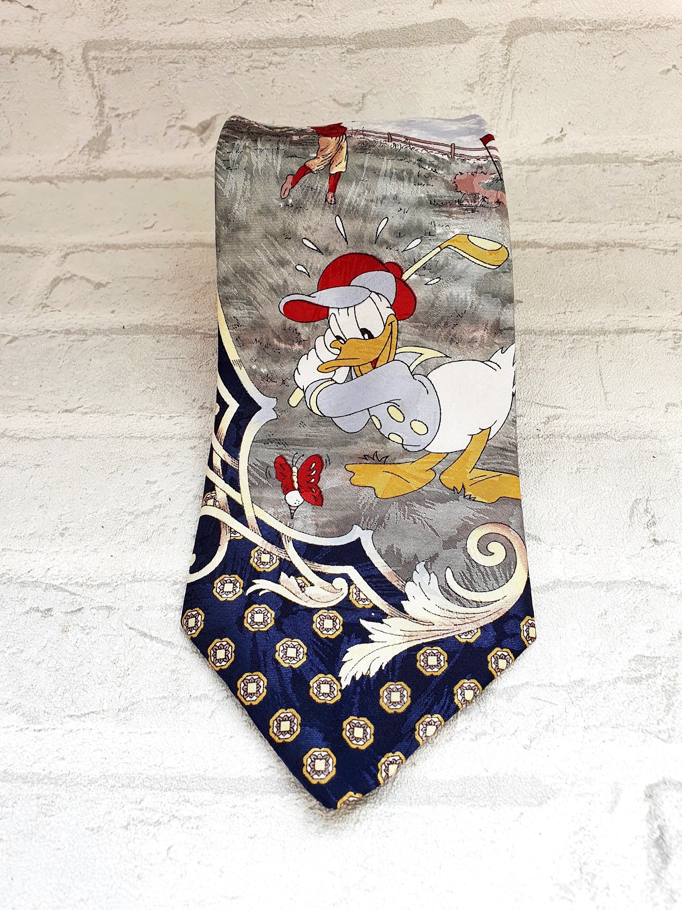 Donald Duck Print Tie Collectible Tie Novelty Tie Holiday Tie - Etsy