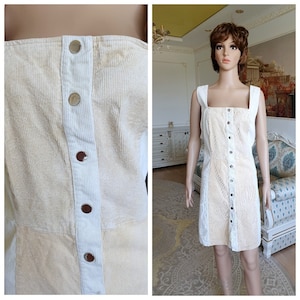 apron Dress women Dress  corduroy skirt corduroy Dress  jumper dress mini Beige Dress 3XL  Overall Dress Overall skirt oversized dress