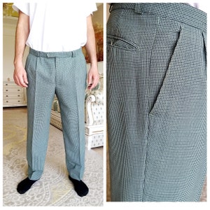 Pantalones de Golf Pantalones Retro Pantalones de Hombre Pantalones a Cuadros Pantalones a Cuadros Pantalones Tartan Vintage Pantalones Disco Pantalones XL Pantalones a cuadros pantalones a cuadros