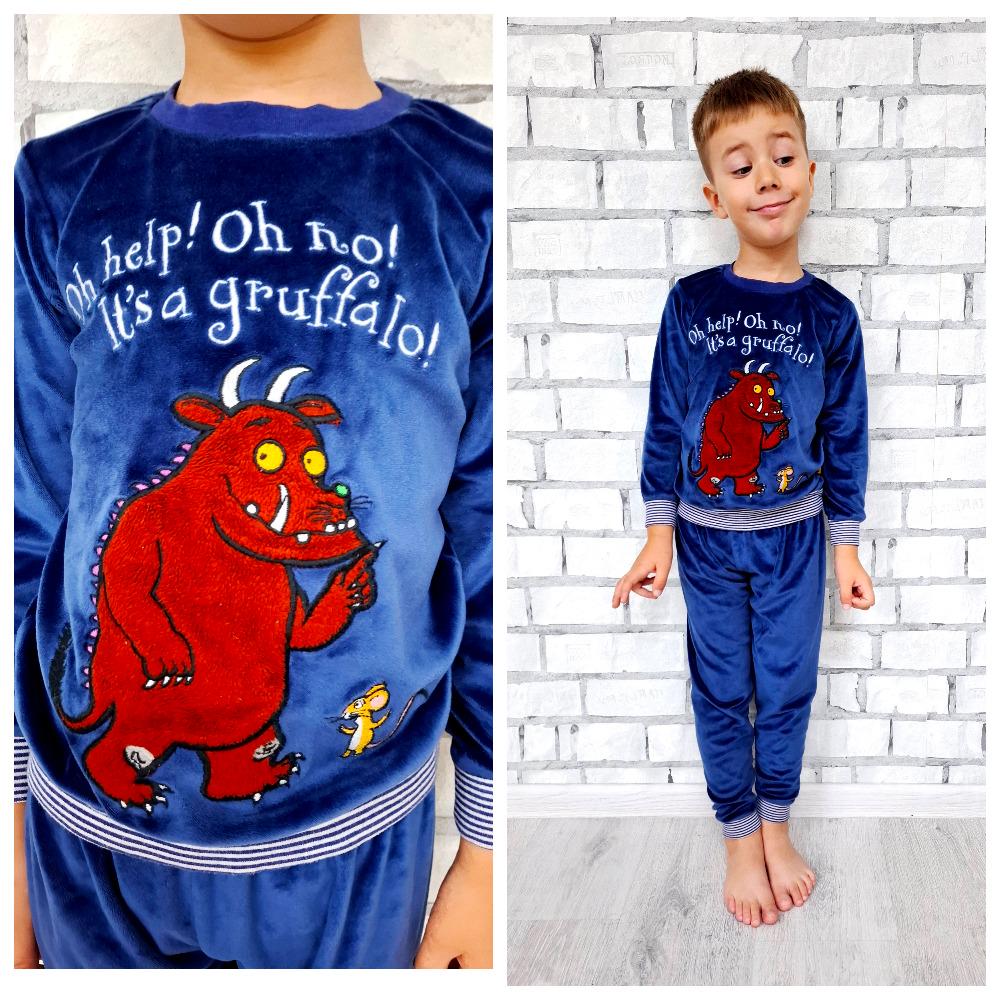 2T kids Pajamas kids Monster jumpsuit kids onesie gruffalo print Kids romber toddler Sleepwear Bodysuit gruffalo Kigurumi