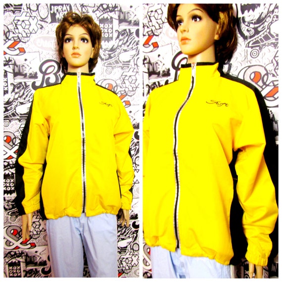 yellow jacket woman