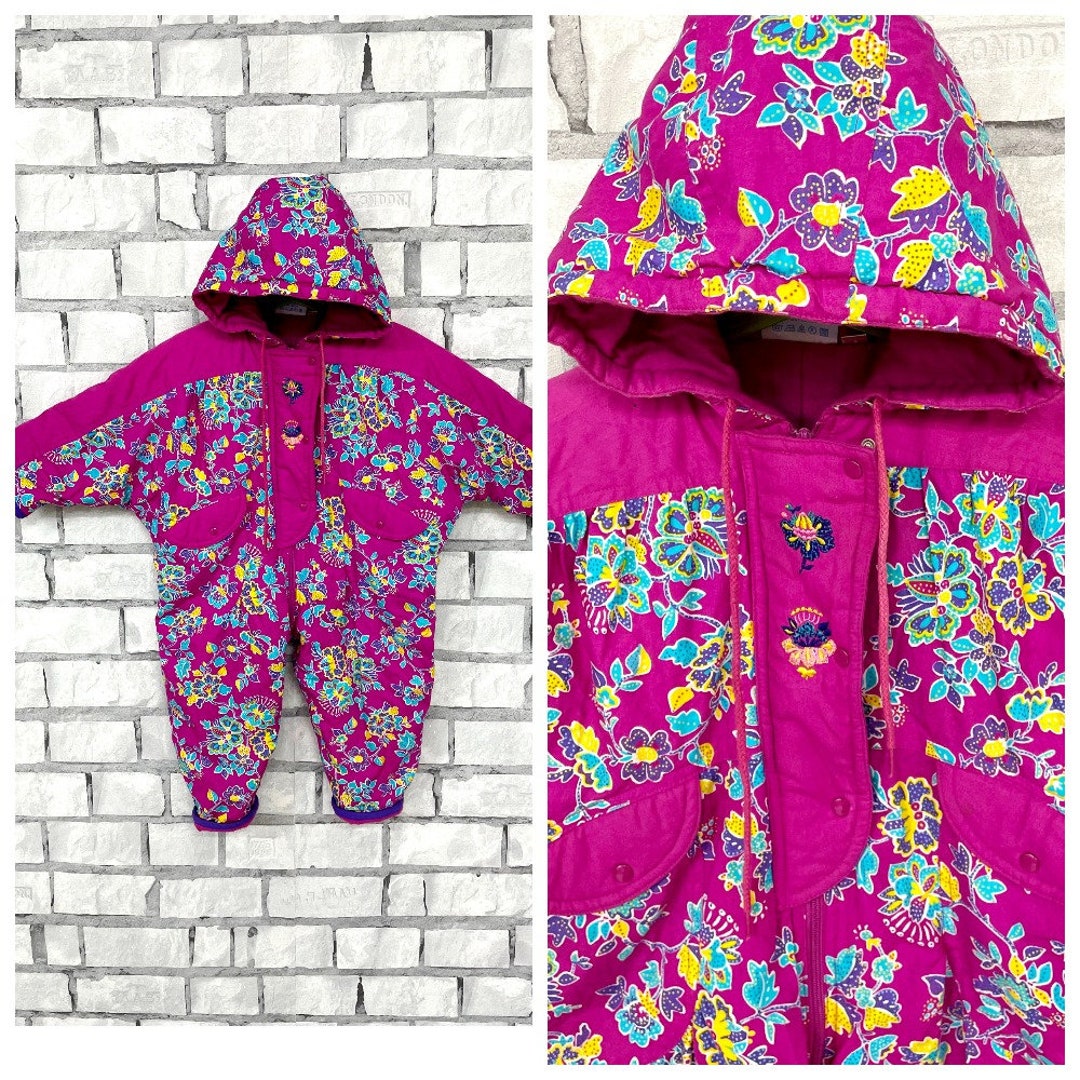 912 Months Baby Ski Suit Pink Ski Suit Kids Ski Suit Winter Etsy