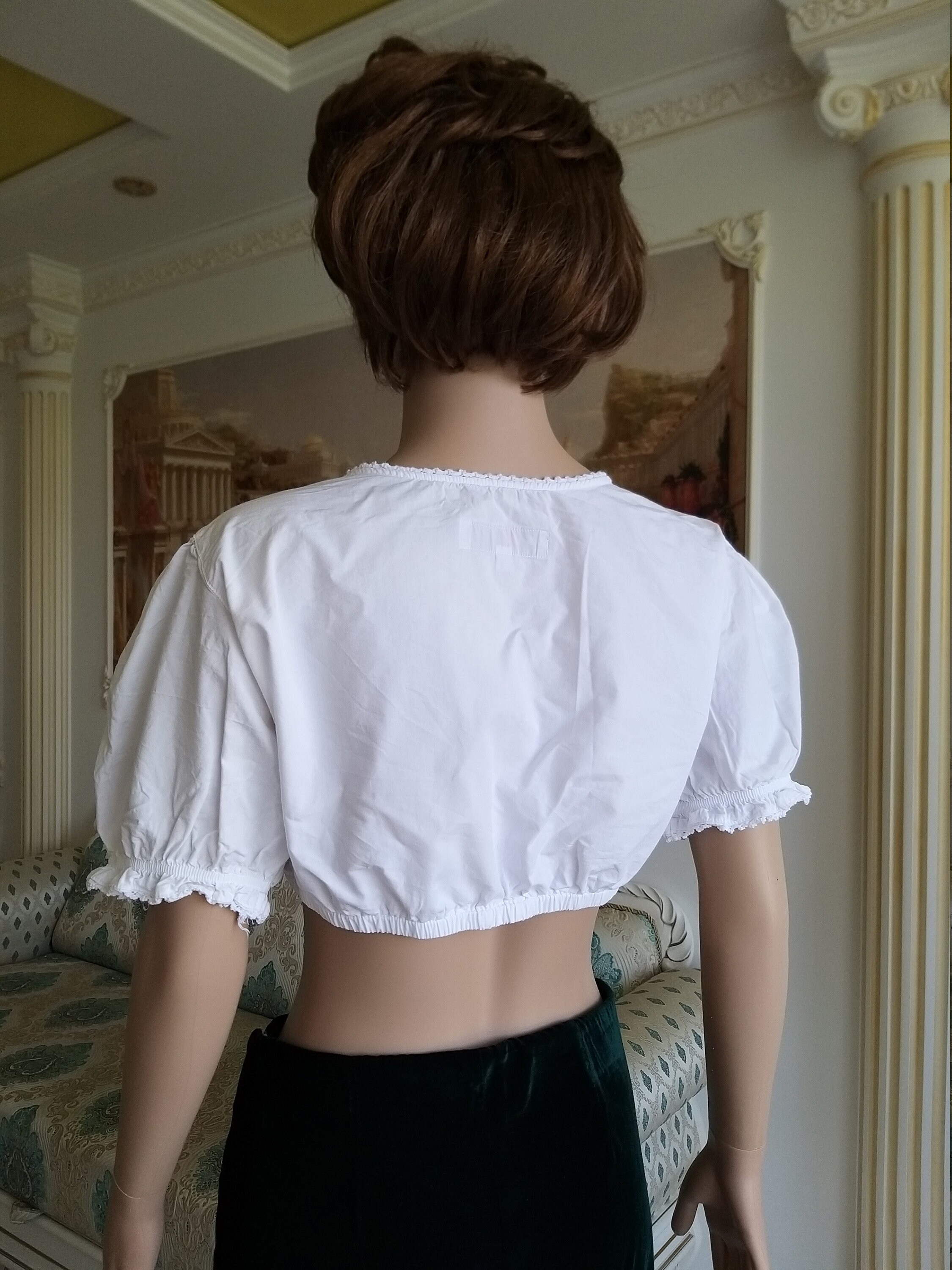 off the shoulder dirndl blouse