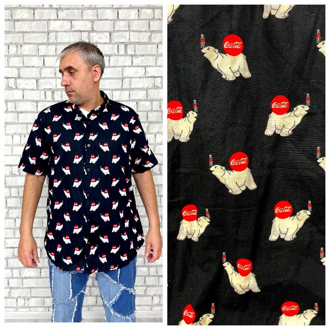 Coca store cola polar bear sweatshirt