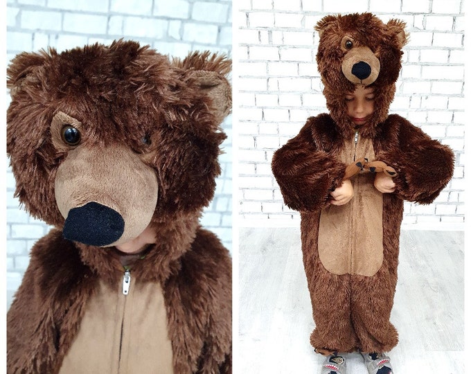 Kids Toddler Unisex Lil Teddy Bear Costume