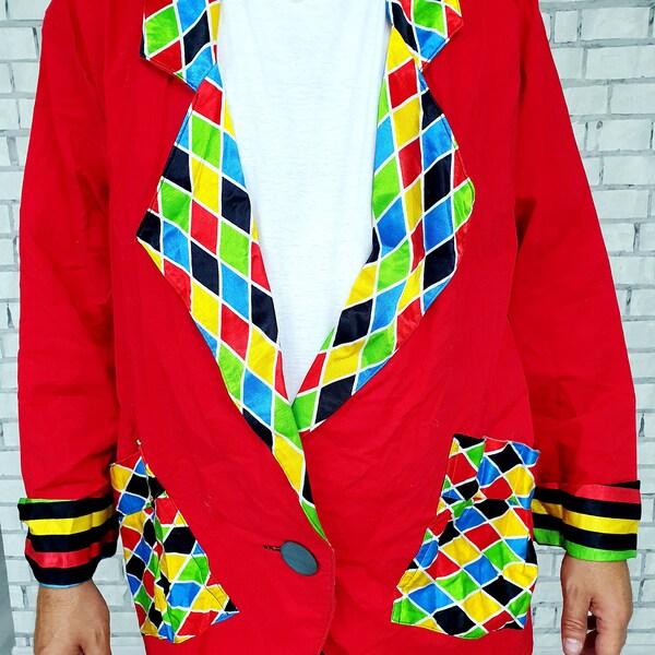 Adult Clown Costume Etsy