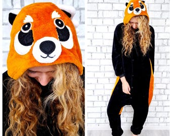Red panda onesie hotsell