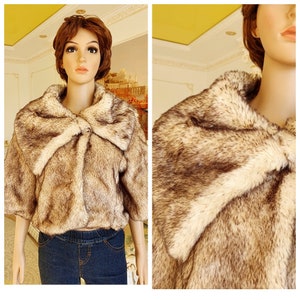 faux fur Bolero M/l faux fur Shrug for dresses wedding Shrug wedding bolero wedding Jacket bridal bolero bridal Shrug faux fur Jacket