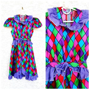 girls clown dress clown Clothing halloween dress halloween Clothing halloween costume clown costume  cosplay girls costume children costume